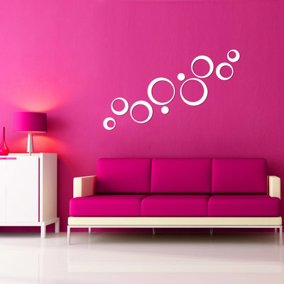 

Wow Interiors Medium cast acrylic Sticker(Pack of 2)