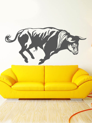 

Trends on Wall  Animal Sticker(Pack of 1, Grey