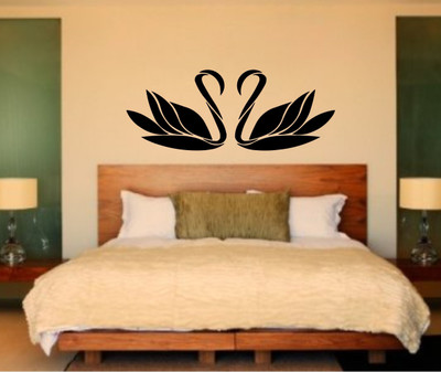 

Veldeco Love duck[H55xW25]cm  cut work vinyl self adhesive walldecal Sticker(Pack of 1, Black