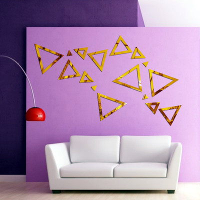 

Sehaz Artworks  Decals Sticker(Pack of 16, Gold