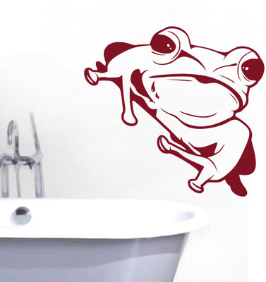 Creatick Studio 48.26 cm Frog Wall sticker Self Adhesive Sticker(Pack of 1)