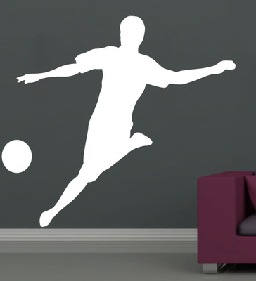 Decor Kafe  Wall Sticker For Bedroom Sticker(Pack of 1, White