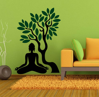 

Trends on Wall  Spiritual Sticker(Pack of 1, Green