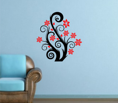 

Smart Wall Guru  Adhesive Sticker Sticker(Pack of 1, Black;red