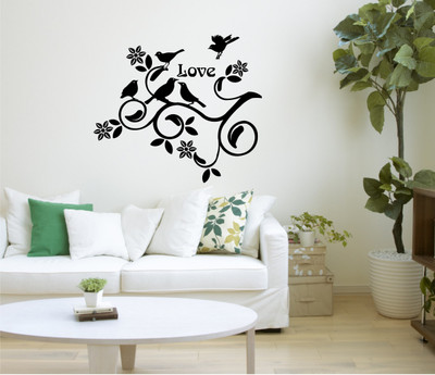 

Smart Wall Guru  Adhesive Sticker Sticker(Pack of 1, Black