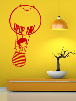 

Trends on Wall  Kids Sticker(Pack of 1, Red