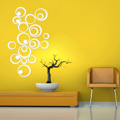 

Wall1ders  Acrylic Sticker Sticker(Pack of 1, Silver