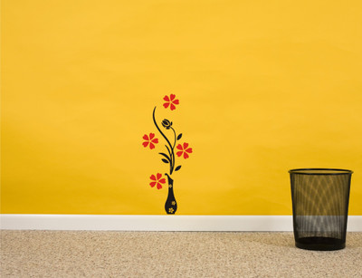 

Wall Guru  Self Adhesive Wall Decal Sticker(Pack of 1, Black
