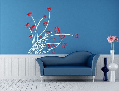 

Wall Guru  Self Adhesive Wall Decal Sticker(Pack of 1, White
