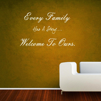 Creatick Studio 121.92 cm Every Family Wall Decal Self Adhesive Sticker(Pack of 1)