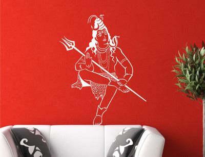 

Wall Guru  Self Adhesive Wall Decal Sticker(Pack of 1, White
