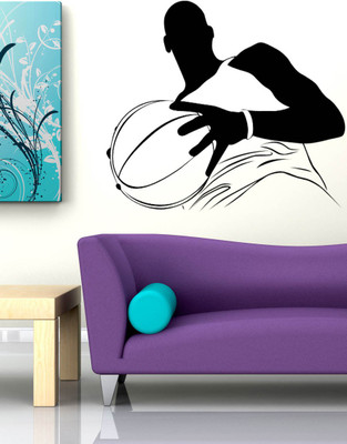 Trends on WALL 69 cm Sports Man Self Adhesive Sticker(Pack of 1)