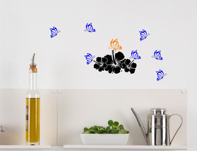 

Wall Guru  Adhesive Sticker(Pack of 1, Black;orange;red