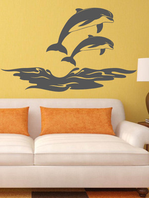

Trends on Wall  Animal Sticker(Pack of 1, White
