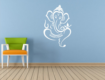 

Wall Guru  Self Adhesive Wall Decal Sticker(Pack of 1, White