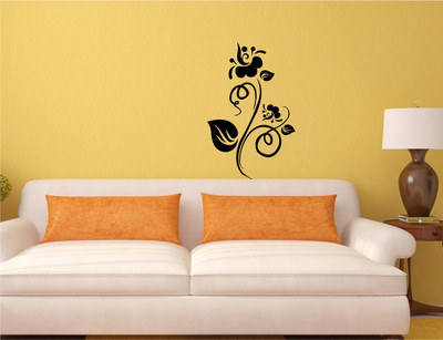 

Wall Guru  Adhesive Sticker(Pack of 1, Black