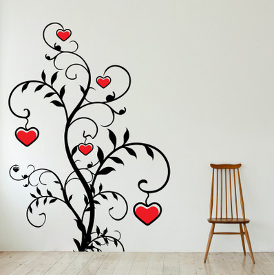 decor kafe Tiny Wall Sticker For Bedroom(Pack of 1)