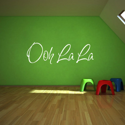 Creatick Studio 121.92 cm Ooh La La Wall Decal Self Adhesive Sticker(Pack of 1)