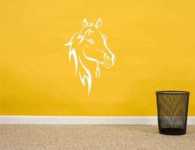 

Wall Guru  Self Adhesive Wall Decal Sticker(Pack of 1, White