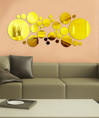 

Sehaz Artworks  Decals Sticker(Pack of 26, Gold