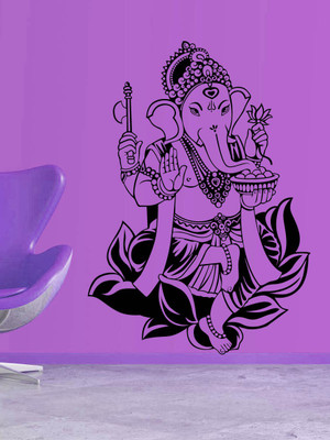 

Trends on Wall  Spritual Sticker(Pack of 1, Black
