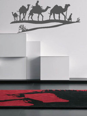 

Trends on Wall  Animal Sticker(Pack of 1, Grey