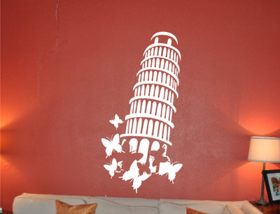 

Wall Guru  Self Adhesive Wall Decal Sticker(Pack of 1, White