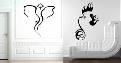 

Vsquare Studio  Wall Sticker Sticker(Pack of 2, Black