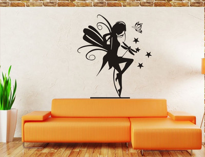 

Wall Guru  Adhesive Sticker(Pack of 1, Black