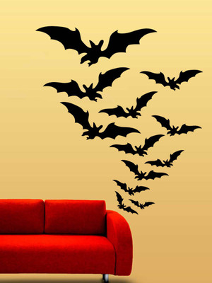 

Trends on Wall  Animal Sticker(Pack of 1, Bats