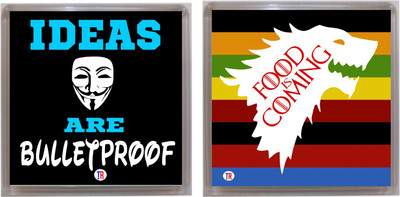 

Thoughtroad Trmafoodandideas Fridge Magnet Pack of 2