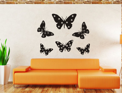 

Smart Wall Guru  Adhesive Sticker(Pack of 1, Black