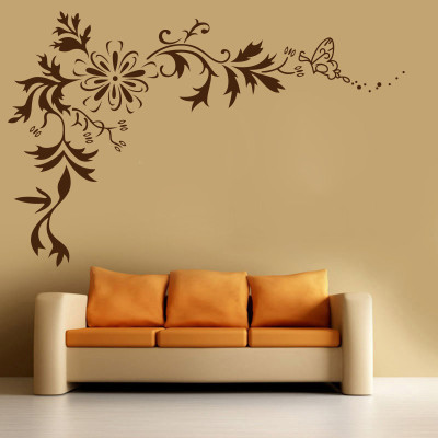 Creatick Studio 121.92 cm SwirBL WaBLBL Sticker Self Adhesive Sticker(Pack of 1)