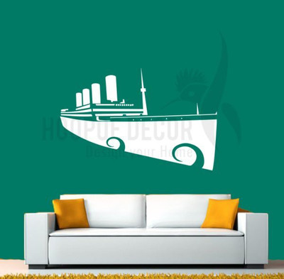 

Hoopoe Decor  Ship Sticker(Pack of 1, White