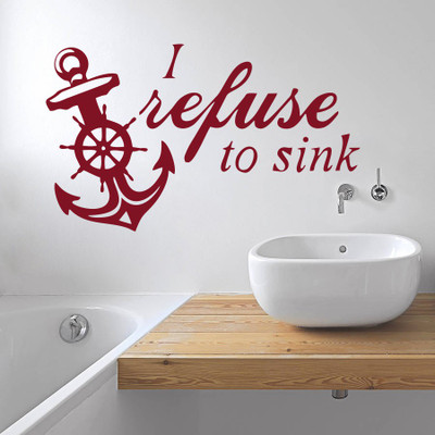 

Creatick Studio  Adhesive Type Sticker(Pack of 1, Burgandy