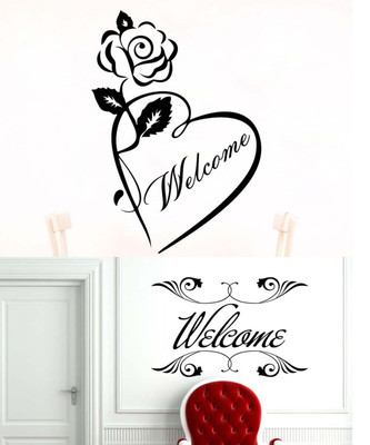 

Vsquare Studio  Wall Sticker Sticker(Pack of 2, Black