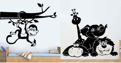 

Vsquare Studio  Vinyl Sticker Sticker(Pack of 2, Black