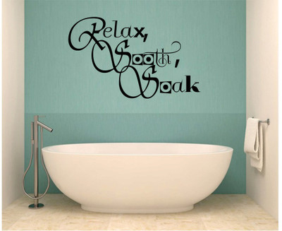 

Decor Wall  Self Adhesive Sticker(Pack of 1, Black