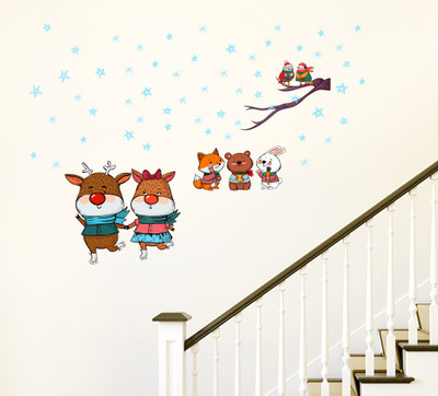 HAPPYSTICKY 150 cm - Removable Sticker(Pack of 1)