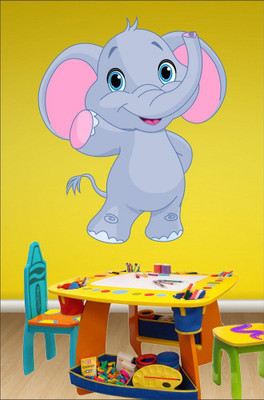 Espcreation 60 cm ESP Creation Elephant Sticker(Pack of 1)