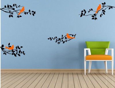 

Wall Guru  Self Adhesive Wall Decal Sticker(Pack of 1, Black