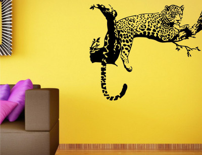 Wall Guru  Wall Decal&Sticker Sticker(Pack of 1, Black
