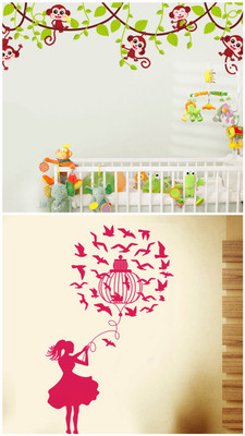 

Aquire  PVC Vinyl Sticker(Pack of 2, Multicolor