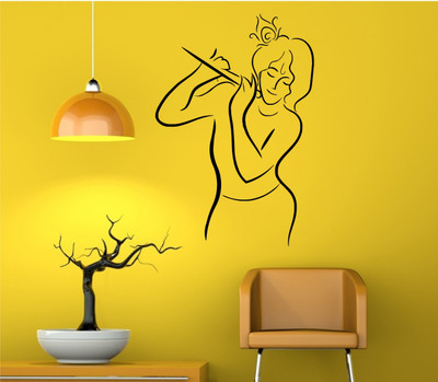 

Smart Wall Guru  Sticker Sticker(Pack of 1, Black