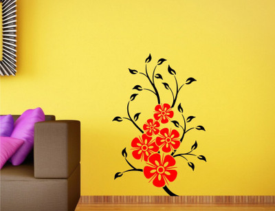 Wall Guru  Wall Decal&Sticker Sticker(Pack of 1, Black