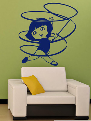 

Trends on Wall  Mix Sticker(Pack of 1, Blue black