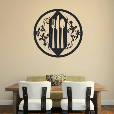 

Decor Wall  Self Adhesive Sticker(Pack of 1, Black