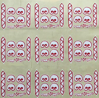 

Suman Creations  Magnetic Sticker Sticker(Pack of 9, Red