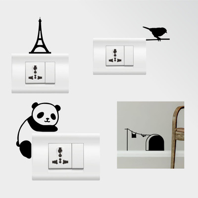 

Rawpockets  Vinyl Sticker(Pack of 4, Black
