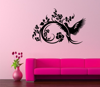 Smart Wall Guru  Adhesive Sticker(Pack of 1, Black